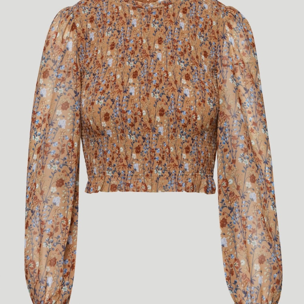 Aritzia Tempest Blouse brown (XL) Used